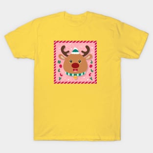 Tweely Deer  Reindeer. logo design T-Shirt